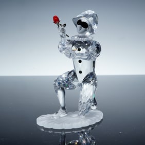 Swarovski Crystal Masquerade Figurine, Harlequin