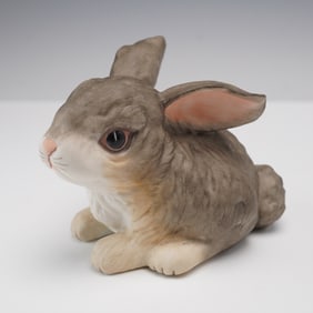 Boehm Porcelain Figurine Rabbit at Rest Model 400-87