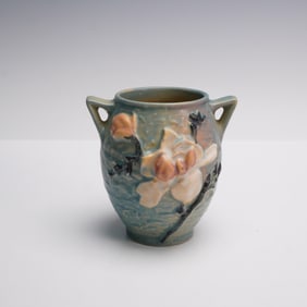 Roseville Pottery Mini Vase, Magnolia