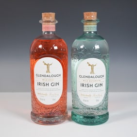2pc Glendalough Irish Gin, Wild Rose and Wild Botanical