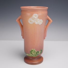 Roseville Pottery Pink Vase, Primrose