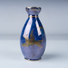 Wedgwood Fairyland Lustre Small Vase, Flying Humming Birds
