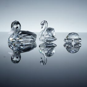3pc Swarovski Max Schreck Crystal Figurines