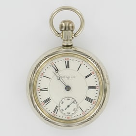 Elgin National Watch Co. 18S Silverode Open Face Pocket Watch