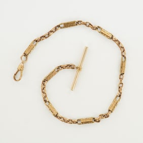 One Tenth 12K Gold Filled Pocket Watch Chain