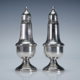 2pc Empire Silver Co. Weighted Sterling Silver Salt and Pepper Shakers, 742