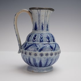 Doulton Lambeth by Frank Butler Early Doulton Ware Jug