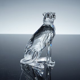 Swarovski Crystal Figurine, Cheetah