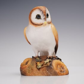 Royal Crown Derby Bone China Figurine, Barn Owl