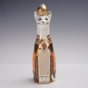 Royal Crown Derby Bone China Royal Cats Paperweight, Siamese