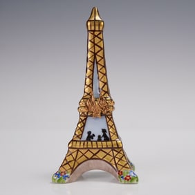 C.L. Limoges France Eiffel Tower Treasure Box
