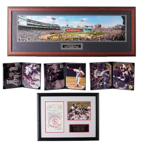 5pc Boston Red Sox 2004 World Series Memorabilia Collection