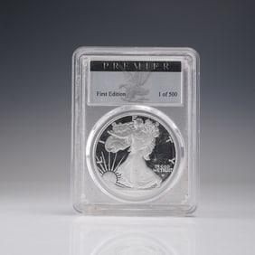 2023-W American Silver Eagle Type 2 Dollar PCGS Graded PR 70 DCAM