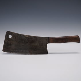 Vintage Foster Bros. 290 Solid Steel Meat Cleaver