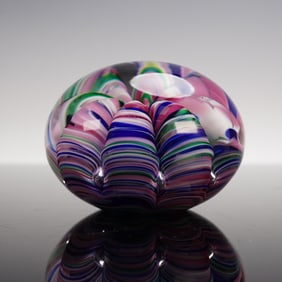 Joe Rice Art Glass Paperweight