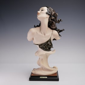 Giuseppe Armani Porcelain Bust Figurine, Secret Love