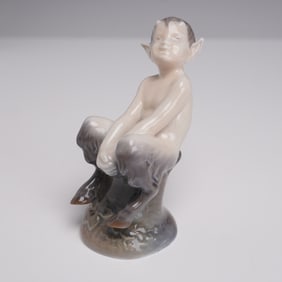 Royal Copenhagen Figurine, Faun Boy