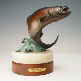 Splash Dance Bronze Sculpture by Vince Valdez