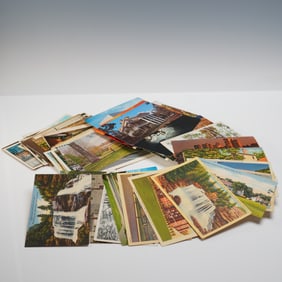 50pc Vintage Americana Postcards