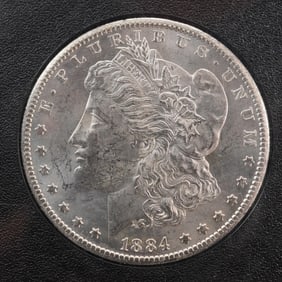 1884 Carson City Morgan Silver Dollar Uncirculated