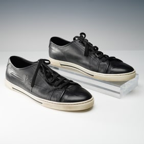 Pair of Louis Vuitton Leather Men's Sneakers