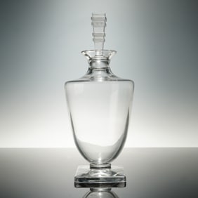 Lalique Crystal Carafe with Stopper, Argos