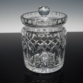 Waterford Lismore Biscuit Barrel & Lid