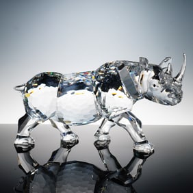 Swarovski Crystal Figurine, Rhinoceros 945461