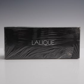 Lalique Crystal Figurine, Zeila Panther Gold, Sealed Box