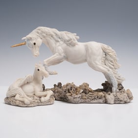 Pair of Holland Studio Fables Figurines, Encounter and Purity