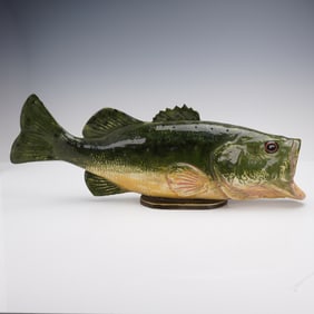 Singing River Originals Ceramic Largemouth Bass Fish Sculpture