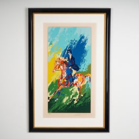 LeRoy Neiman, Original Serigraph on Arches Paper, The Equestrienne, Signed