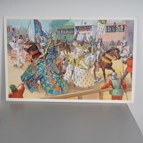 Angus McBride Large Original Gouache on Board,