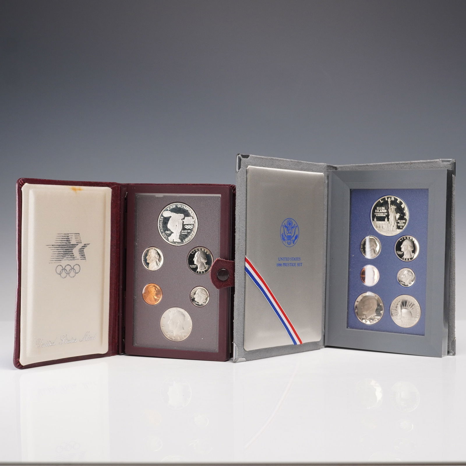 2pc 1983-S & 1986-S United States Mint Prestige Sets (1 of 10)