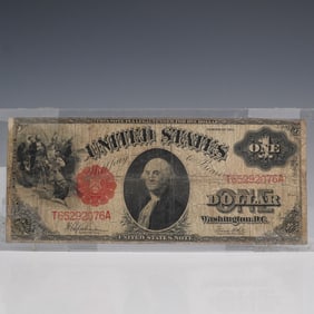 1917 $1 United States "Sawhorse" Banknote