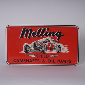 Melling Reproduction Advertising Sign
