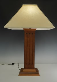 Stickley Mission Style Lamp with Shade