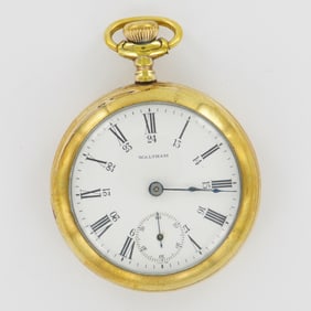 American Waltham Watch Co. 18S Gold Filled OF Pocket Watch