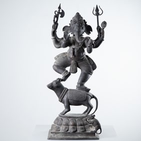 Bronze Dancing Ganesha Statue