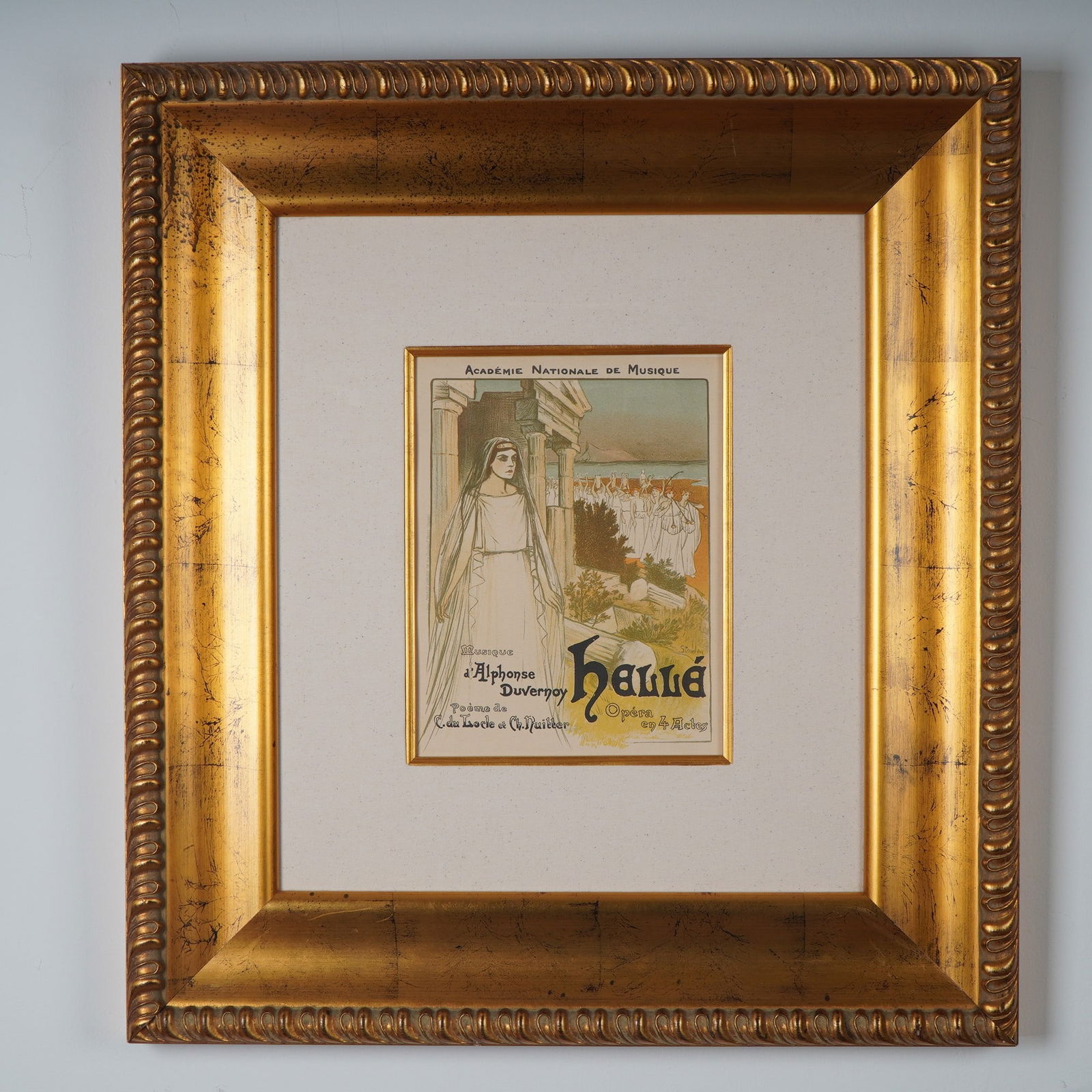 Theophile Alexandre Steinlen, Art Nouveau Color Lithograph Poster w/ COA (1 of 5)