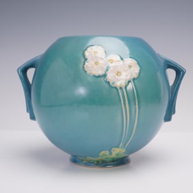 Roseville Pottery Primrose Rose Bowl