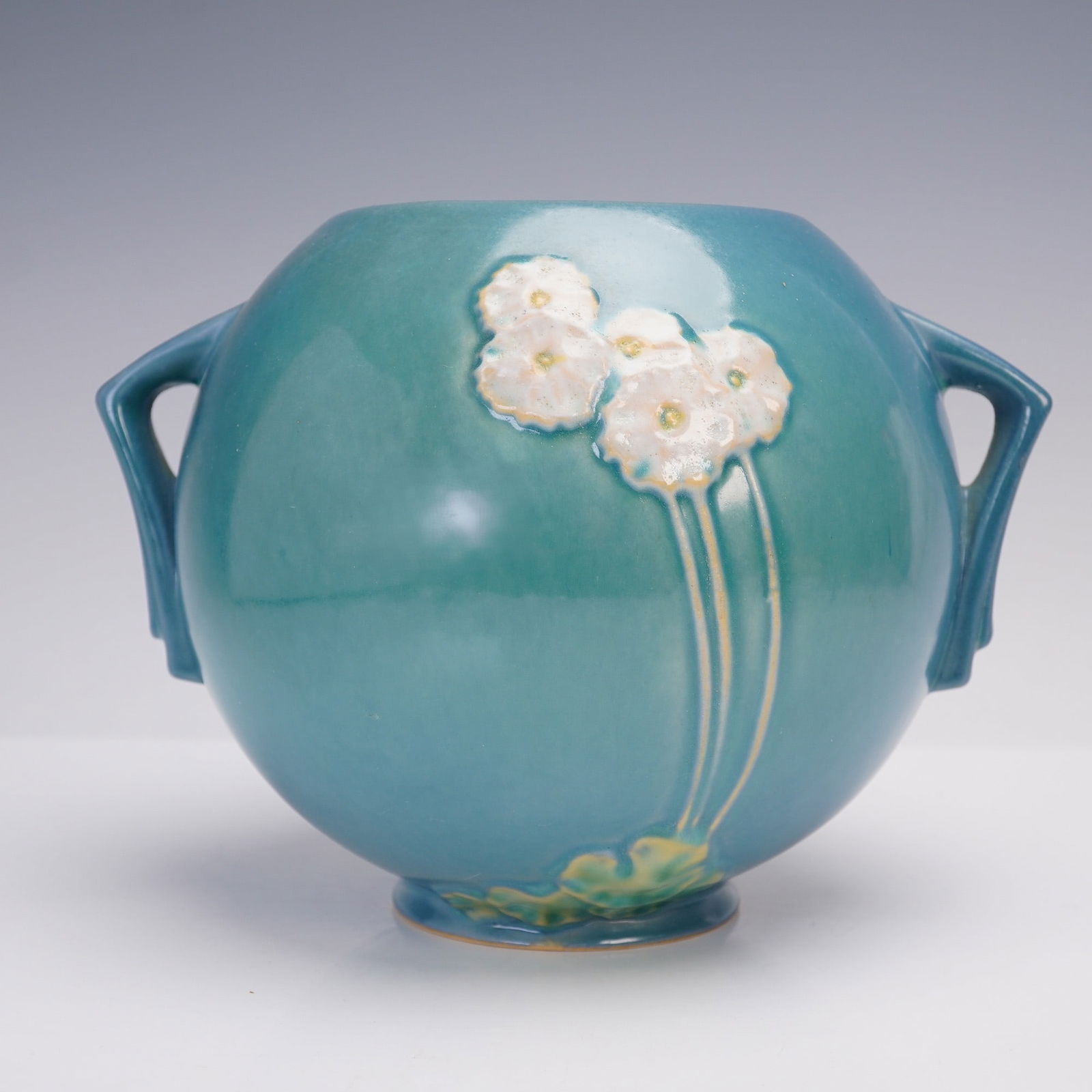 Roseville Pottery Primrose Rose Bowl (1 of 6)