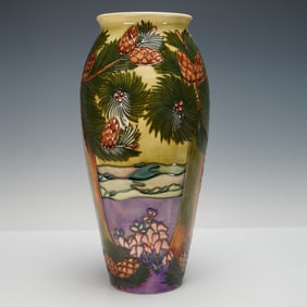 Moorcroft Pottery Furzey Hill Vase by Rachel Bishop
