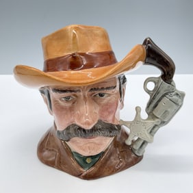 Wyatt Earp D6711 - Odd Size - Royal Doulton Character Jug