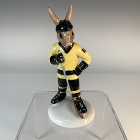Royal Doulton Bunnykins Figurine, Ice Hockey DB 282