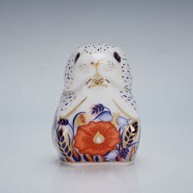 Royal Crown Derby Bone China Paperweight, Poppy Mouse