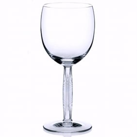 Lalique Crystal Wine Glass, Diamant, Sealed Box