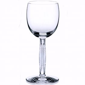 Lalique Crystal Wine Glass, Diamond Diamant, Sealed Box