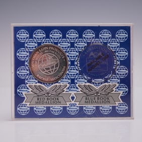 1986 Whitman Red Book Silver Medallion Set with Unissued Blue Book Slot
