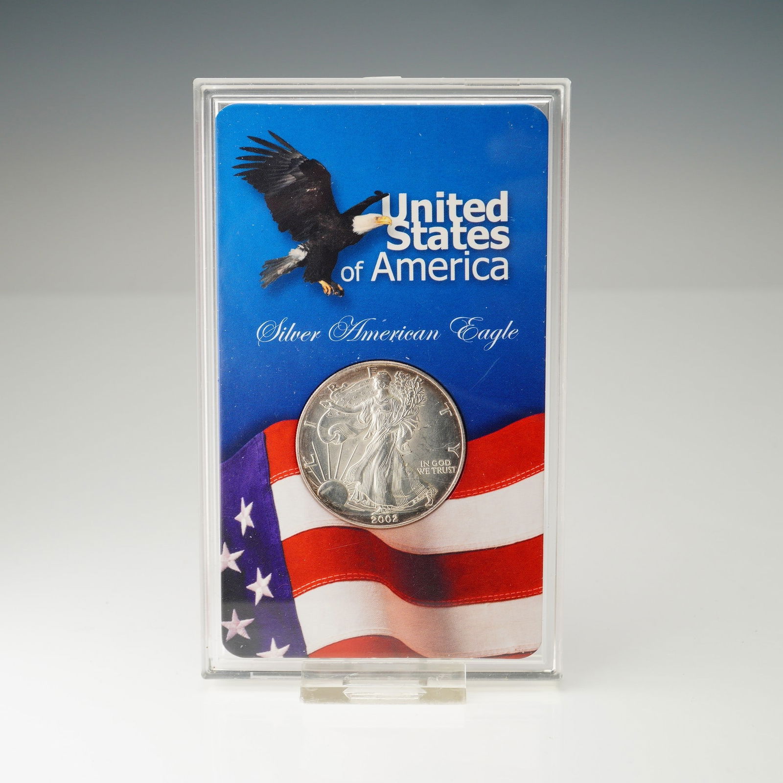 2002 U.S. Mint American Silver Eagle One Dollar Coin (1 of 5)